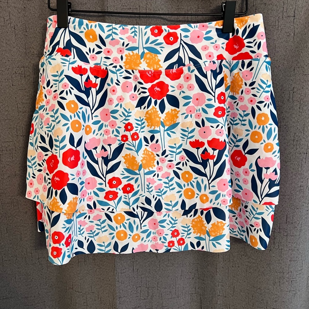 Floral Print Women's Swimsuit Skirt size XL NWOT